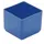 Inzetbak HxLxB 40x49x49mm Polystyreen Blauw 50 stuks