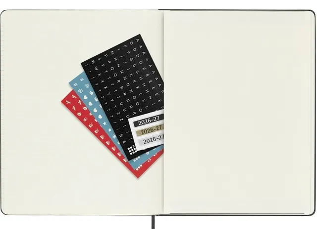 Agenda 2027 Moleskine 18M Planner Weekly 7dagen/1pagina xl hc black