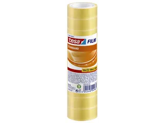 Plakband Tesa film standaard 15mmx10m krimp 10 rollen - 1