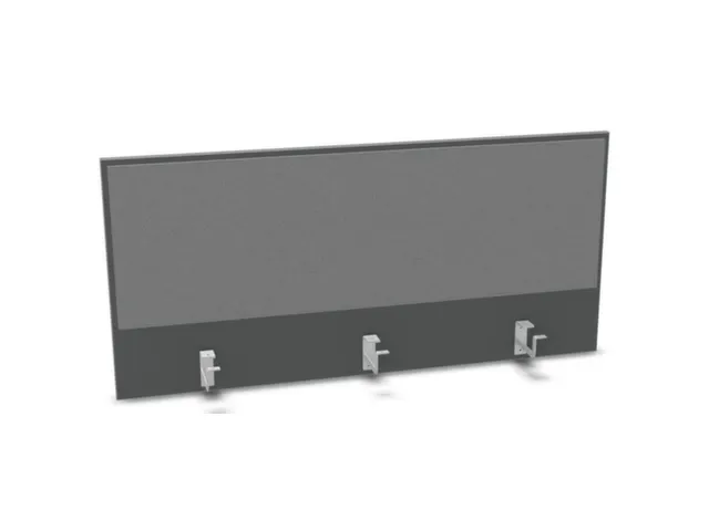 opzetpaneel bureau aanbouw achter MS-donkergrijs BN8078-grijs 1200mm