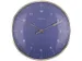 Wandklok NeXtime 60 minutes Ø33cm metaal blauw streep/cijfers