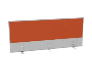 opzetpaneel bureau aanbouw achter MP-lichtgrijs BN3012-oranje 1400mm - 1