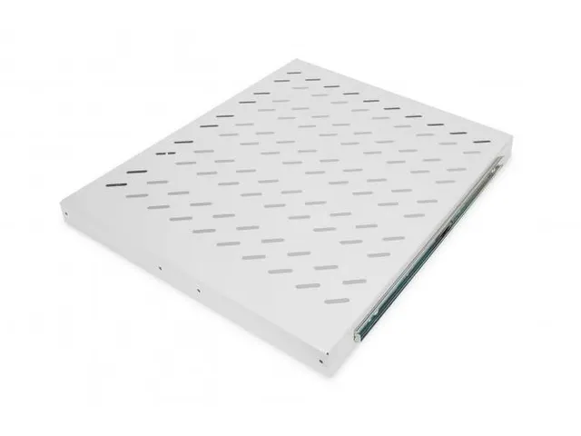 Uittrekbaar legbord voor 483mm 19'' Kast 40x484x568mm tot 25kg Grijs