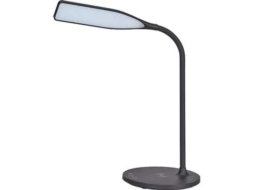 ALBA Led bureaulamp Smart met QI oplader zwart