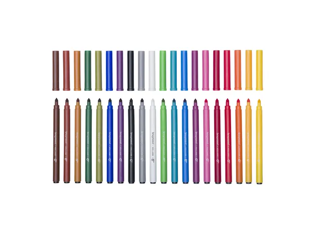 Feutre Bruynzeel Kids Super Point set 20 couleurs