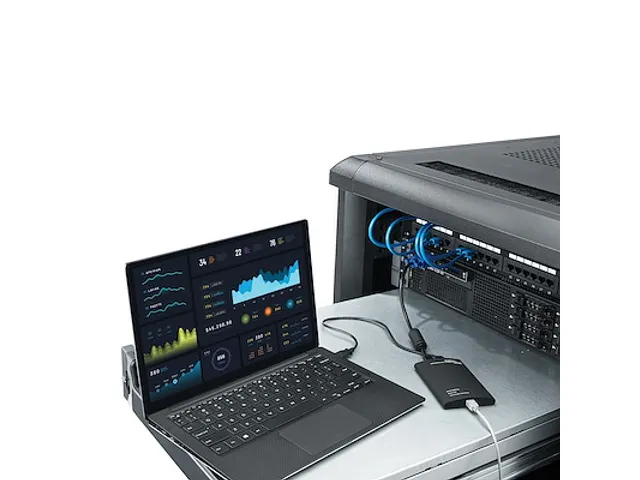 KVM-Console via USB 2.0 Draagbare Laptop Adapter