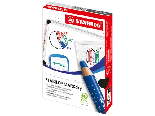 Whiteboardpotlood STABILO MARKdry 648/41 blauw