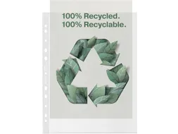 geperforeerde showtas gerecycleerd A4 maxi 50 stuks