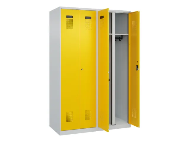 locker voor scheiding van kleding,HxBxD 1850x1200x500mm,4vak