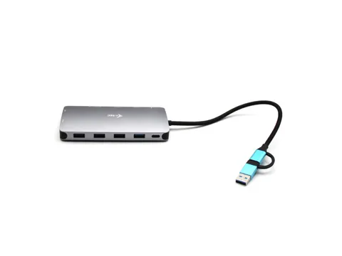 USB 3.0 USB-C/Thunderbolt 3x Display Metal Nano Dock with LAN + Power