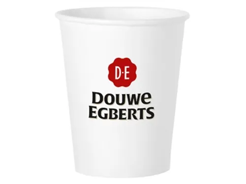Beker karton Douwe Egberts 180ml zwart 100 stuks