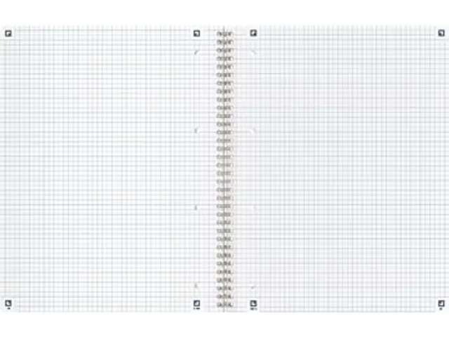 Origin spiraalschrift A4+ geruit 5 mm blauw