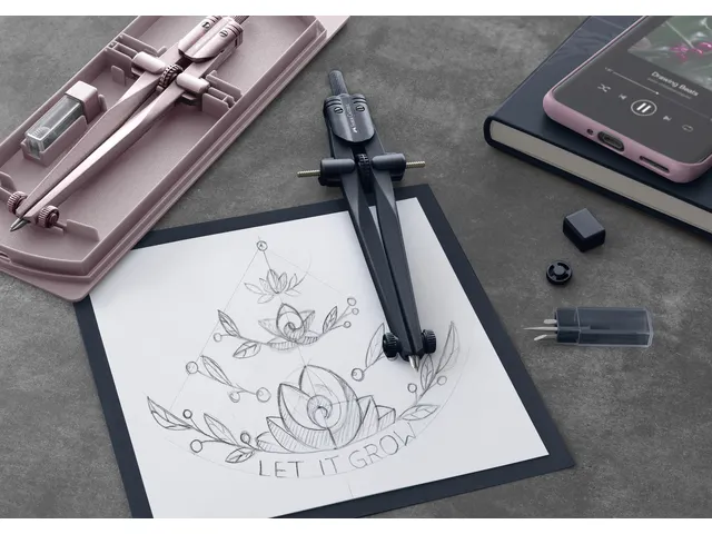 Snelverstelpasser Faber-Castell Stream display ass. kleuren diepblauw,