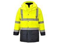 Parka S768 Blauw/geel, Maat EEL