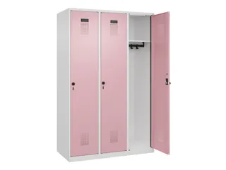 locker,HxBxD 1850x1200x500mm,3vak,vak B 400mm,draaigrendel - 2