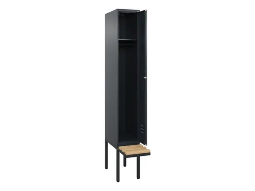 locker met bank,HxBxD 2120x300x815mm,1vak,vak B 300mm,cil.-slot