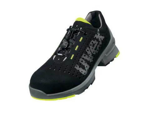 Uvex 8543.8 S1 veiligheidsschoenen, SRC, zwart/limoengroen, maat 46, p
