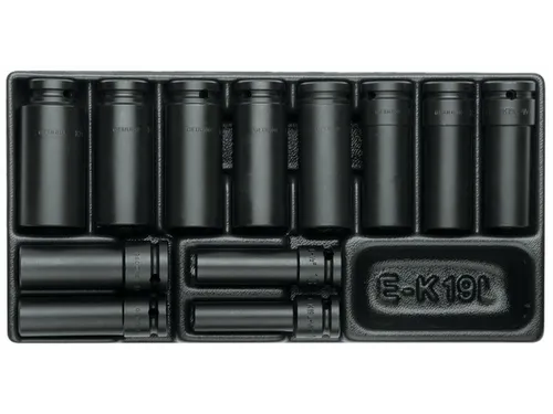 GEDORE 1500 ES K 19 L Set schroevendraaierbussen 1/2 inch in 1/3 ES mo