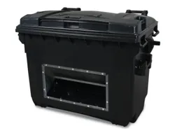 strooigoedbak,660l,HxBxD 1000x1360x765mm,HDPE,antraciet