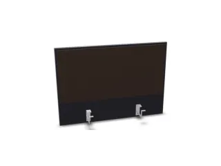 opzetpaneel,v. bureau,aanbouw achter,B 800mm,CC-zwart,BN2036-bruin - 1