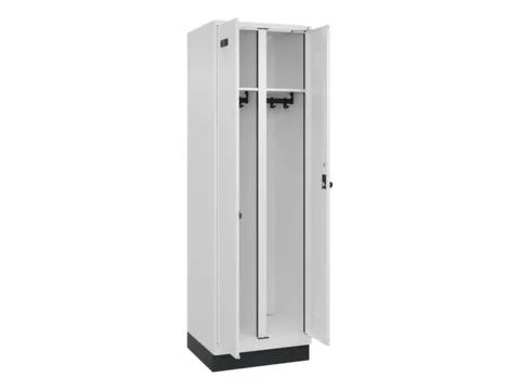 locker voor scheiding van kleding,HxBxD 1950x600x500mm,2vak