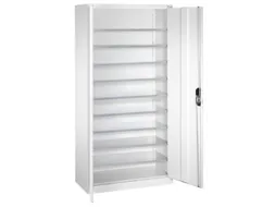 Kast Met Openslaande Deuren Hxbxd 1980x1000x420mm 9legborden Staal
