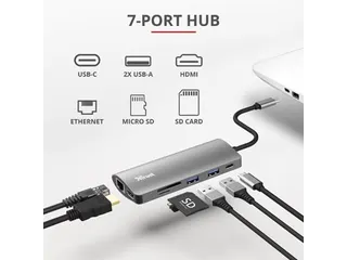 Dalyx 7-in-1 USB-C Multiport Adapter - 4