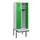 locker met bank,HxBxD 1950x600x815mm,2vak,vak B 300mm,cilinderslot