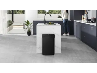 Afvalbak EcoNova Sensor Bin 50 liter Mat Zwart - 6