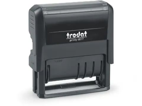 Tekststempel Met Datum Printy 4817 Woorden Frans zwart