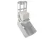 OUTLET Distributeur de papier Plastique Blanc