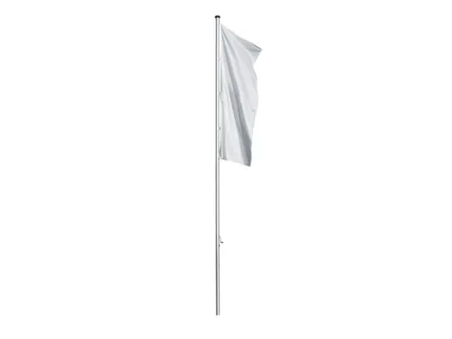 Vlaggenmast Z Draagarm Alu Boven De Grond 10m Ø 100mm Cilindrisch