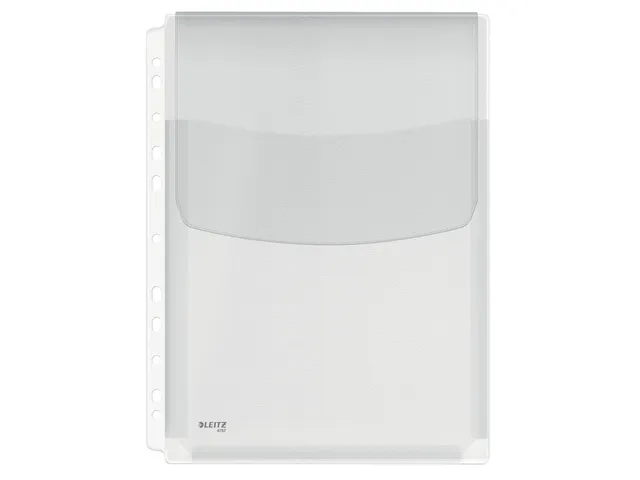 Showtas Leitz 4757 A4 11-gaats PVC 0.17mm glad met klep