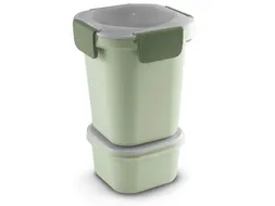 Sigma Home food to go lunchbeker 0,95L groen - 11,5x11,5x18,5cm