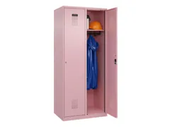 locker,HxBxD 1850x800x500mm,2vak,vak B 400mm,cil.-slot,staand op vloer
