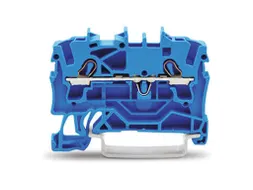 2-Draads Doorgangsklem 2,5Mm², Blauw