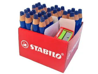 Whiteboardpotlood STABILO MARKdry 30 stuks blauw - 1