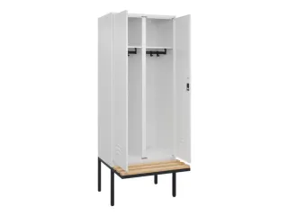 locker voor scheiding van kleding,HxBxD 2120x800x815mm,2vak - 2