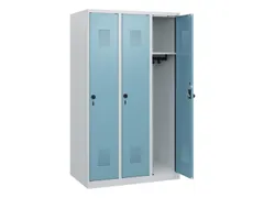 schoollocker,HxBxD 1530x900x500mm,3vak,vak B 300mm,draaigrendel