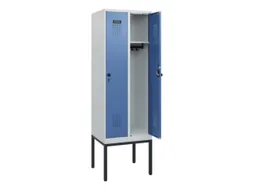 schoollocker,HxBxD 1950x600x500mm,2vak,vak B 300mm,draaigrendel