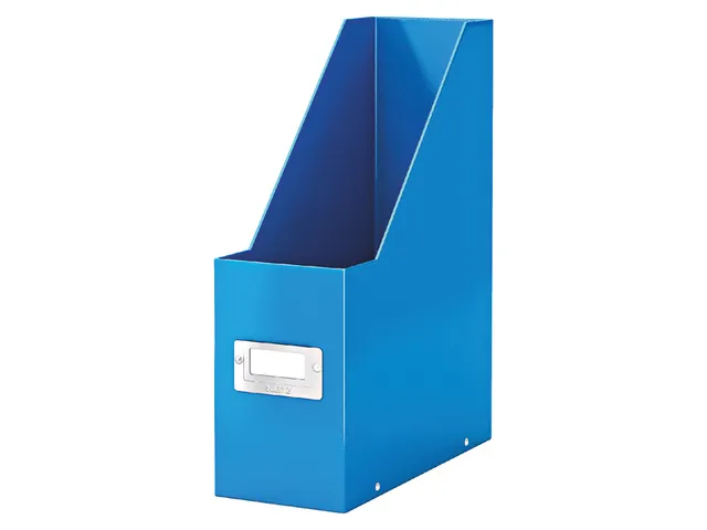 Tijdschriftcassette Leitz Wow Click & Store Blauw 77% gerecycled karto