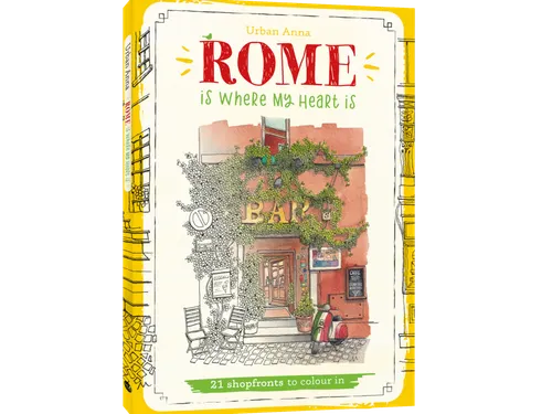 Kleurboek Urban Anna Rome is where my heart is 48 pagina's