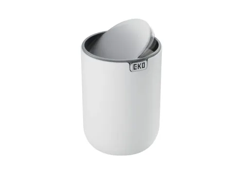 Tafelafvalbak EKO Fandy 2 met Swing deksel 2.2 liter Wit