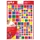 Verwijderbare Stickers Vierkant 756 Stuks Assorti