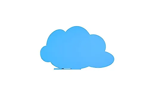 Whiteboard Rocada Skinshape Cloud 75x115cm blauw gelakt