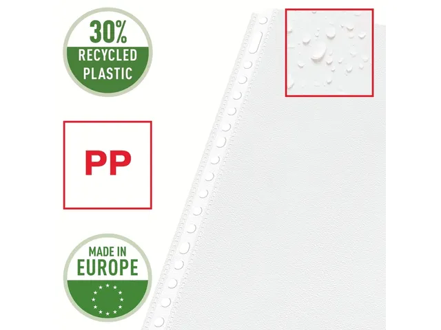 Showtas Esselte A4 23-Gaats Pp 0.08Mm Gestructureerd