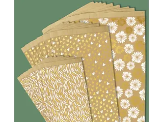 Cadeauzak Clairefontaine 16x30x5 kraft Harten 50 stuks - 3