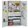 werkplaatskast,HxBxD 1950x1000x600mm,1xStalen bodem,4lade(n),RAL5010