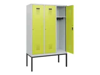schoollocker,HxBxD 1950x1200x500mm,3vak,vak B 400mm,cil.-slot - 1