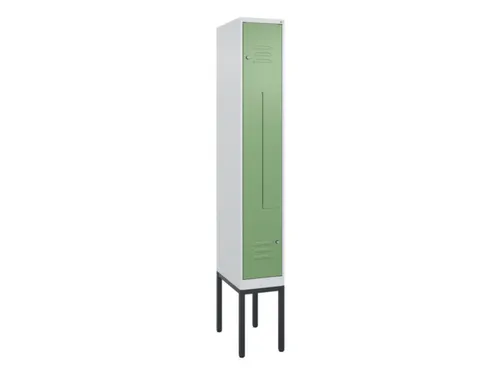 Z-garderobekast,HxBxD 2120x300x500mm,vak B 150/300mm,cil.-slot